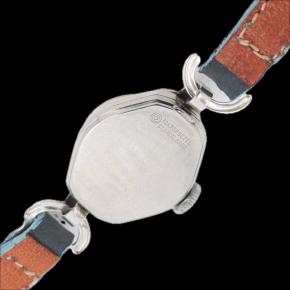Vintage Wycoflex Cocktail Ladies Mechanical Wristwatch Steel & 10k White RGP main image 4